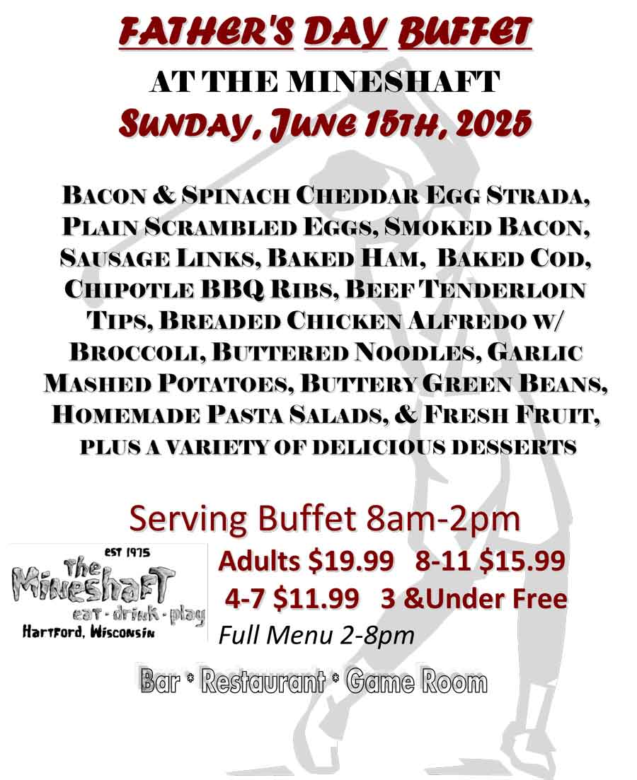 Fathers Day Buffet at Mineshaft Hartford